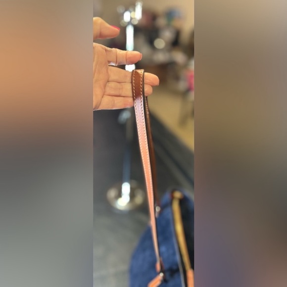 DOONEY & BOURKE Tote Navy suede - Picture 6 of 16